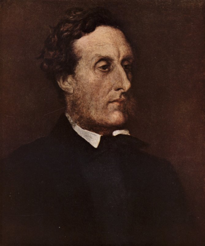 Antony Ashley-Cooper, siódmy hrabia Shaftesbury, KG autorstwa George Frederick Watts
