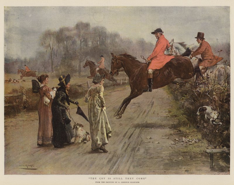 Krzyk wciąż przychodzą (chromolitho) autorstwa George Goodwin Kilburne