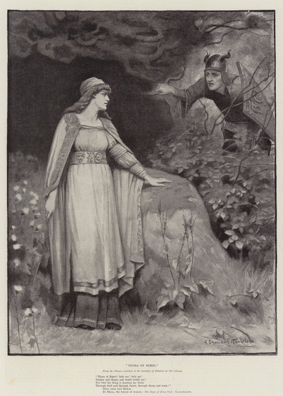 Thora z Rimol autorstwa George Sheridan Knowles