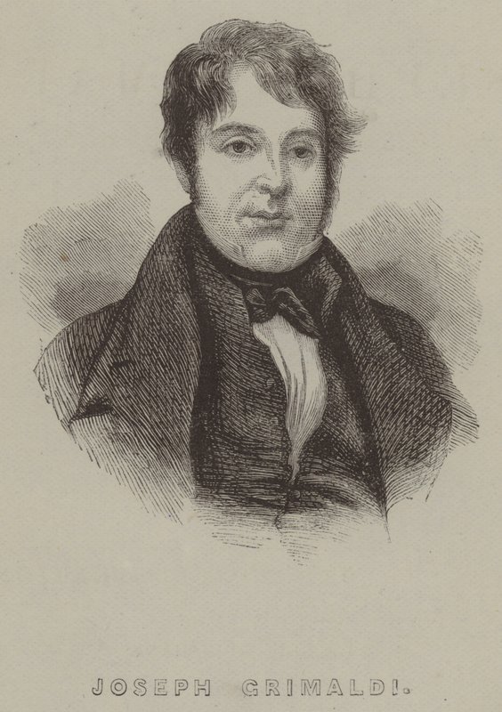 Joseph Grimaldi (grafika) autorstwa George (after) Cruikshank