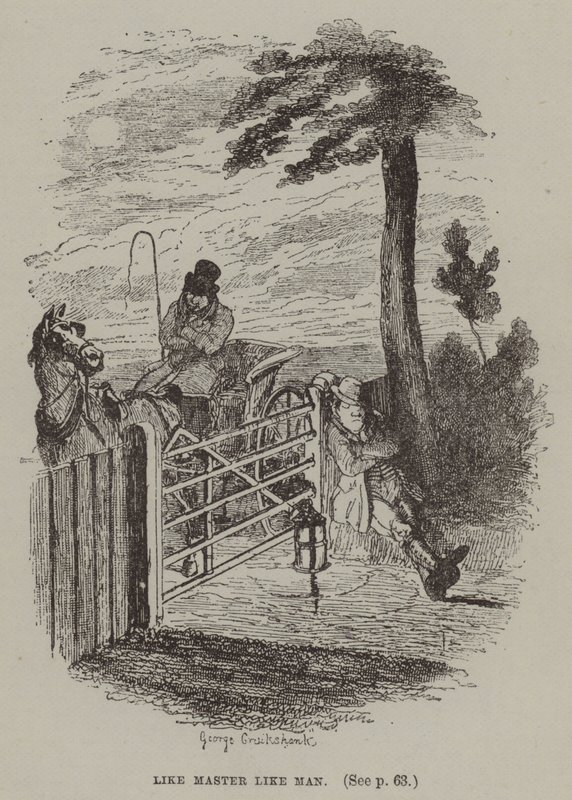 Like Master Like Man (rycina) autorstwa George (after) Cruikshank