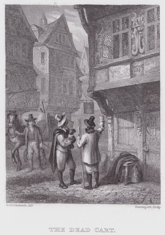 Martwy wózek (grawerunek) autorstwa George (after) Cruikshank