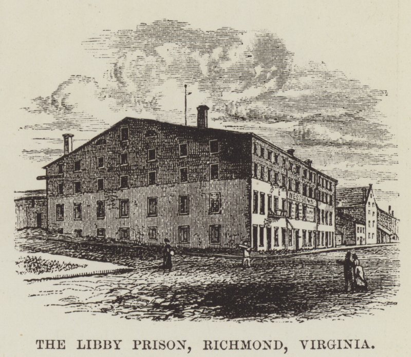 Więzienie Libby, Richmond, Wirginia autorstwa George Augustus Sala