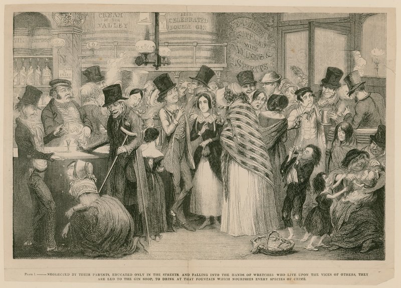 Od dzieci pijaka autorstwa George Cruikshank