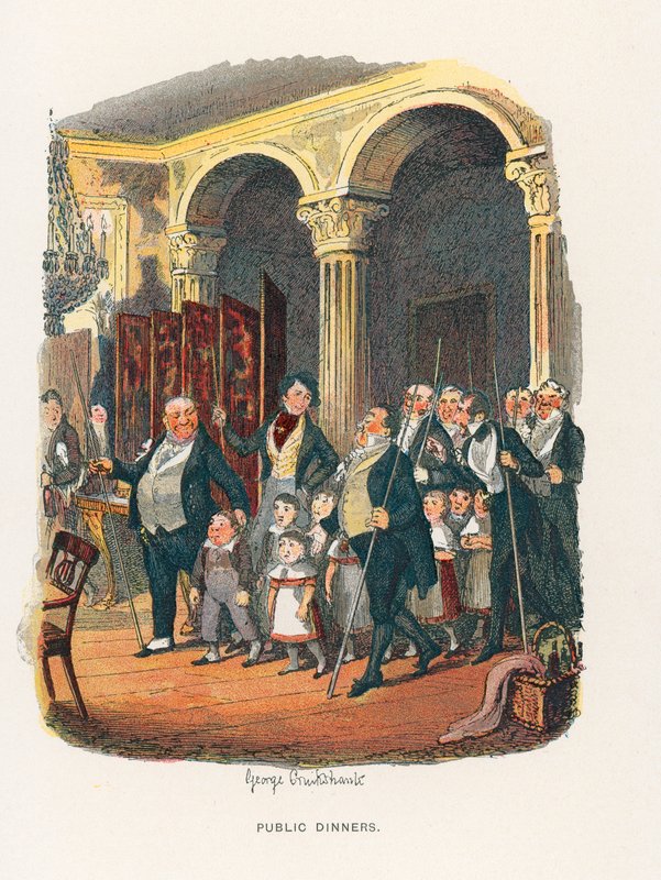 د بوزپولي لخوا د سکیچونو لپاره انځور autorstwa George Cruikshank