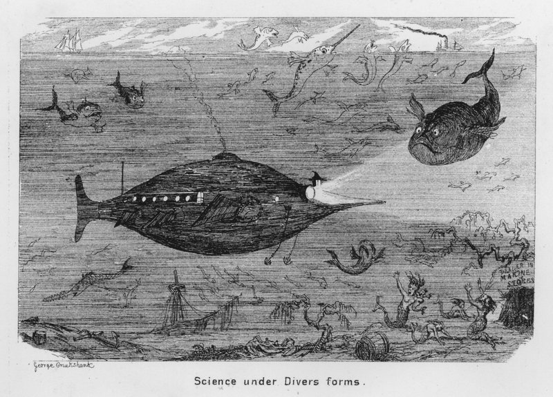Nauka pod różnymi formami (grafika) autorstwa George Cruikshank