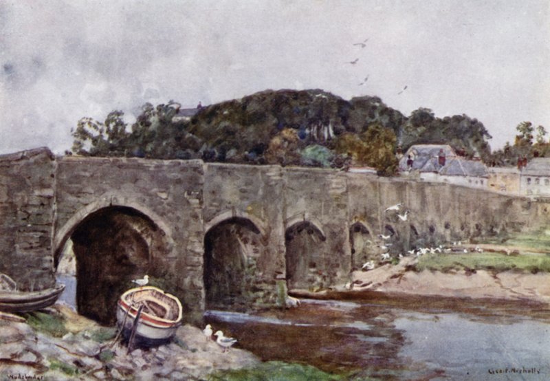 Wadebridge (kolor lito) autorstwa George Franck Nicholls