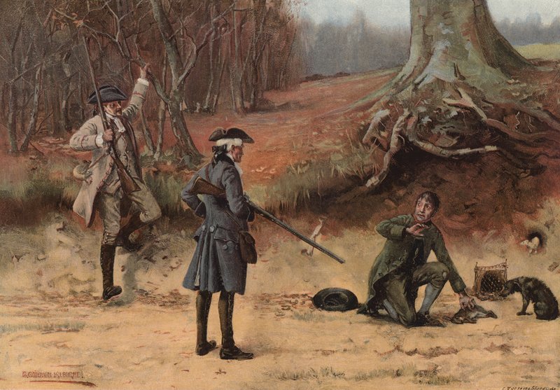 Na gorącym uczynku autorstwa George Goodwin Kilburne