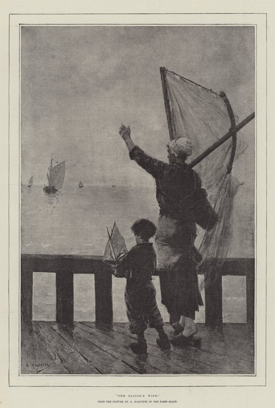 Żona marynarza autorstwa George Haquette