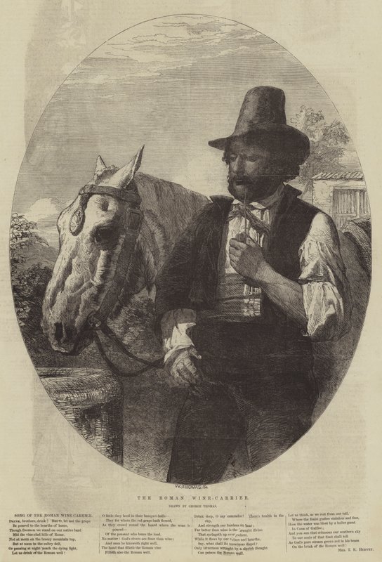 Rzymski przewoźnik wina autorstwa George Housman Thomas
