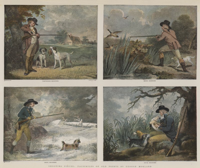 Piłki strzeleckie (chromolitho) autorstwa George Morland