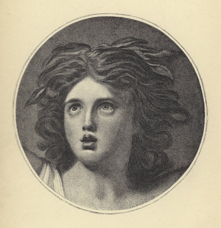 Lady Hamilton jako Cassandra autorstwa George Romney