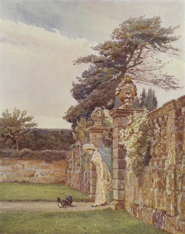 Brama, Brympton autorstwa George Samuel Elgood