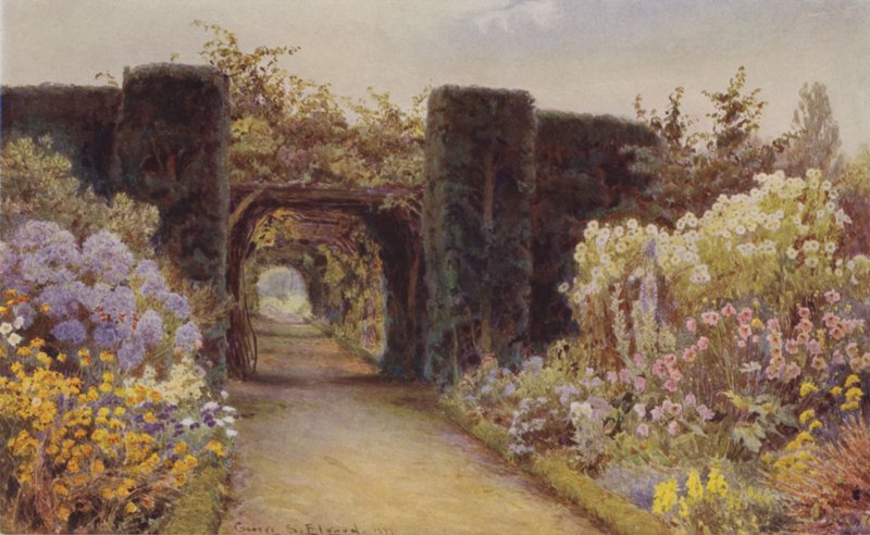 Pergola, Wielka Tangley autorstwa George Samuel Elgood