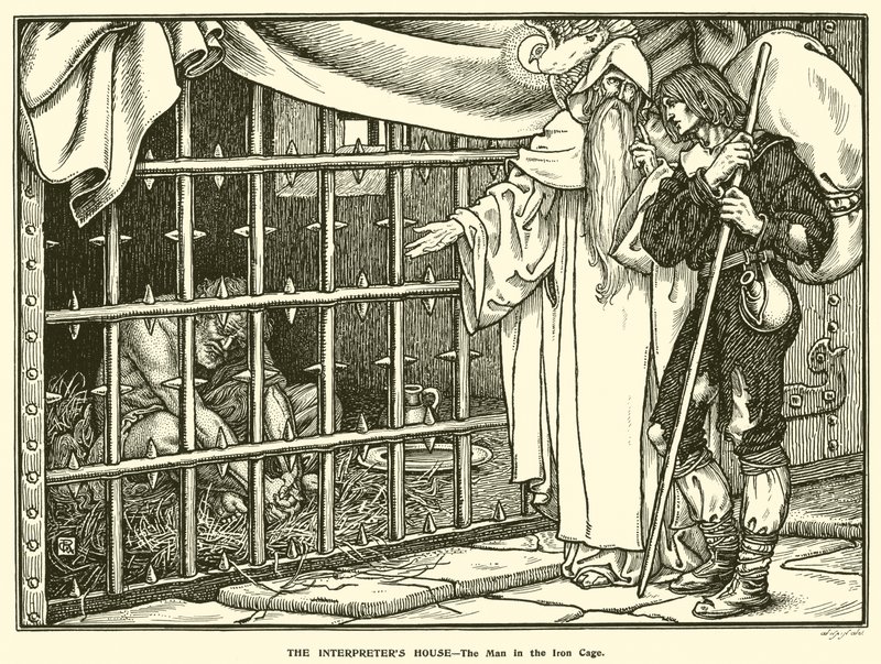 Dom Tłumacza (grafika) autorstwa George Woolliscroft Rhead