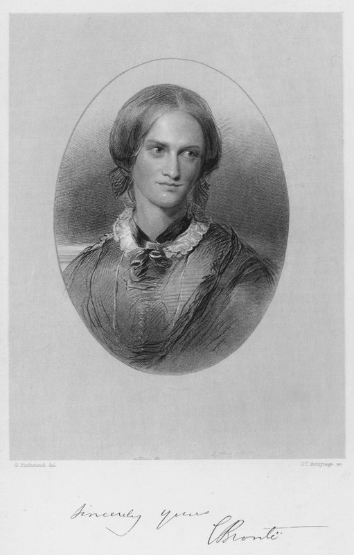 Portret Charlotte Bronte autorstwa George after Richmond