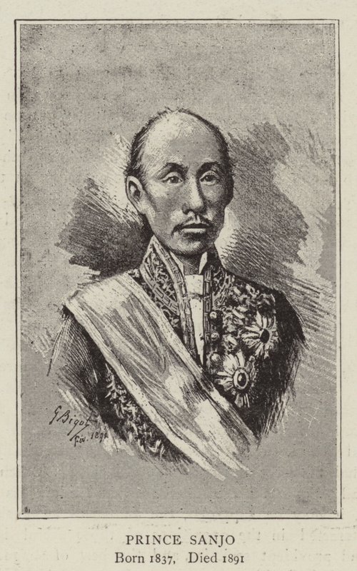 Prince Sanjo autorstwa Georges Ferdinand Bigot