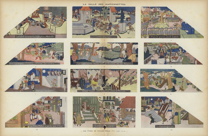 Ilustracja do Le Rire autorstwa Georges Delaw