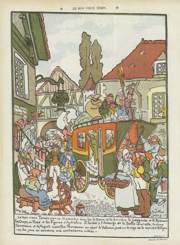 Ilustracja do Le Rire autorstwa Georges Delaw