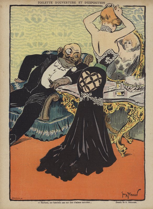 Ilustracja do Le Rire autorstwa Georges Meunier