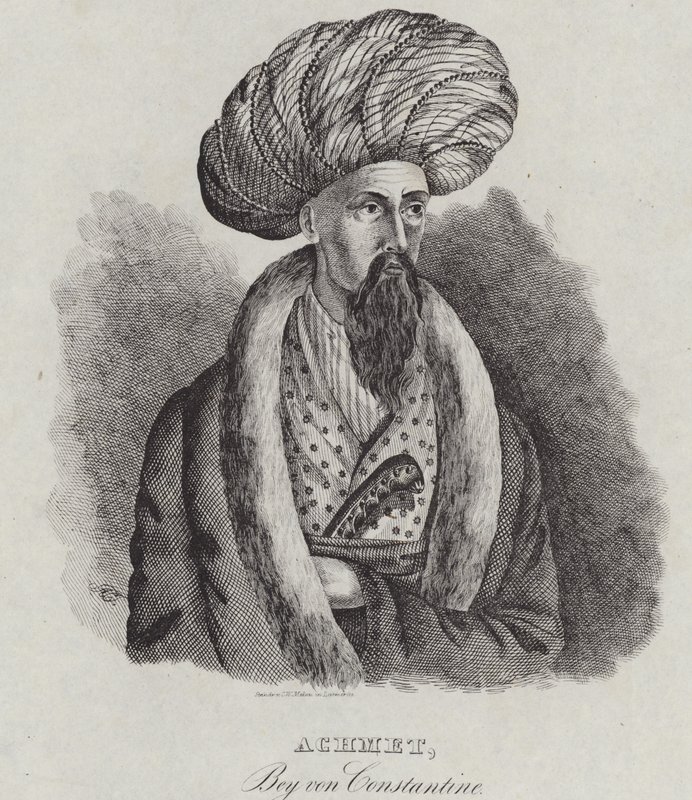 Ahmad Bey Konstantyna, 1839 autorstwa German School