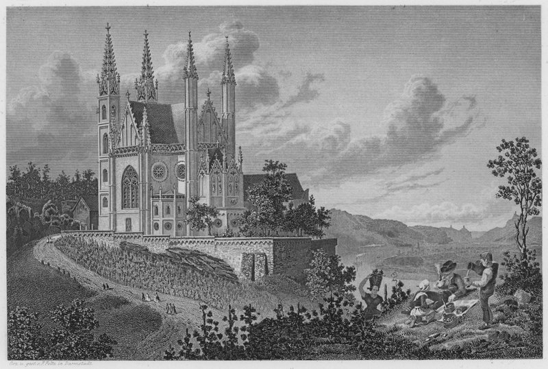 Apolinaris-Kirche (grawerowanie) autorstwa German School