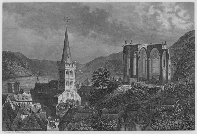 Bacharach (grawerowanie) autorstwa German School