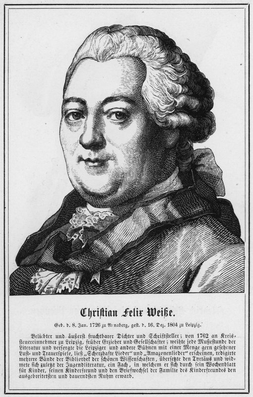 Christian Felix Weibe (Grawerowanie) autorstwa German School