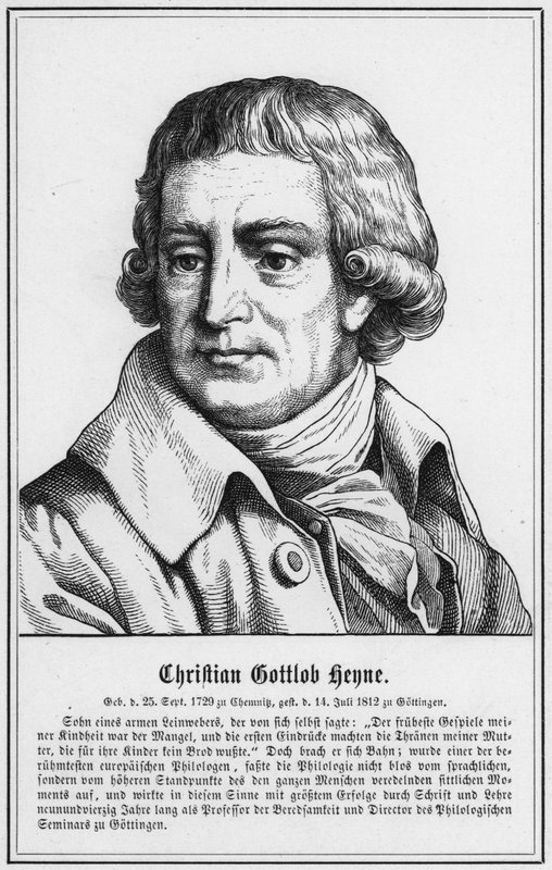 Christian Gottlob Heyne (Grawerowanie) autorstwa German School