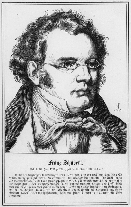 Franz Schubert (grafika) autorstwa German School