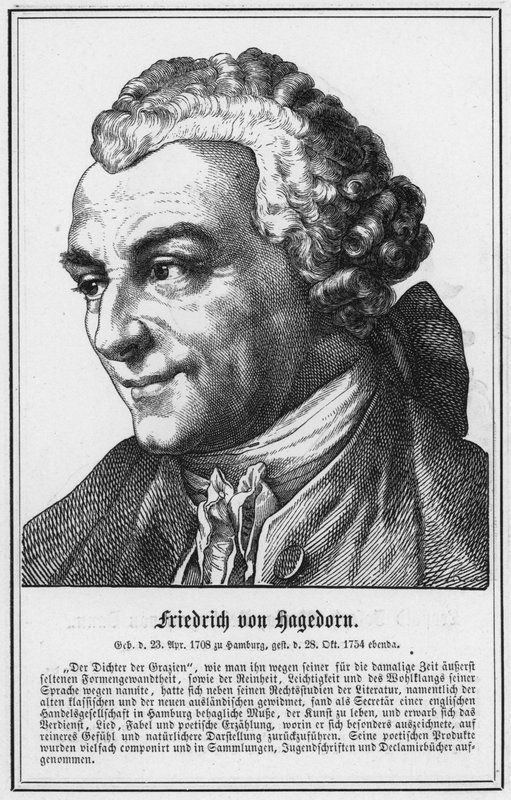 Friedrich von Hagedorn (grafika) autorstwa German School