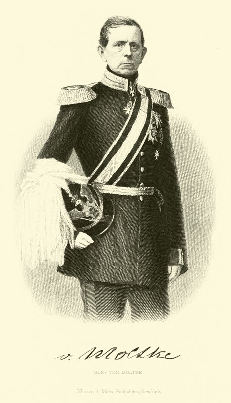 Generał von Moltke autorstwa German School