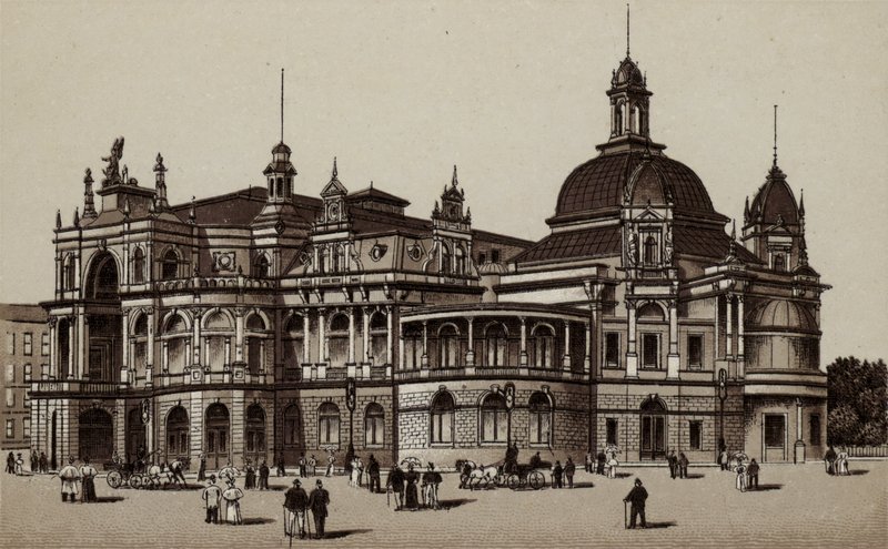 Hamburg: Concerthaus, Concert House (lito) autorstwa German School