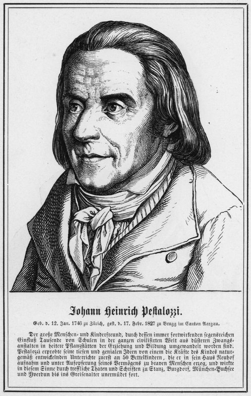Johann Heinrich Pestalozzi (grafika) autorstwa German School