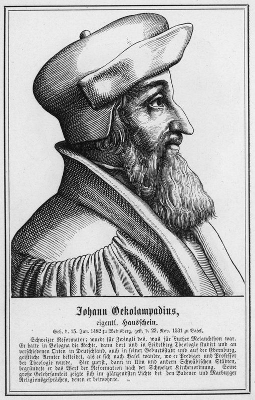 Johann Oekolampadius (grafika) autorstwa German School
