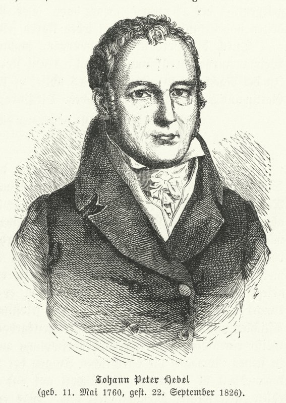 Johann Peter Hebel, niemiecki poeta autorstwa German School
