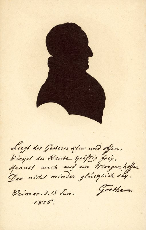 Johann Wolfgang von Goethe (litografia) autorstwa German School
