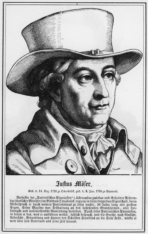 Justus Moser (grafika) autorstwa German School