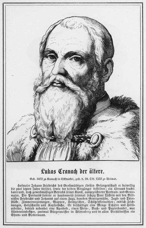 Lucas Cranach Starszy (grafika) autorstwa German School