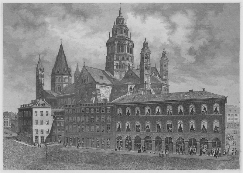 Moguncja (grawerowanie) autorstwa German School