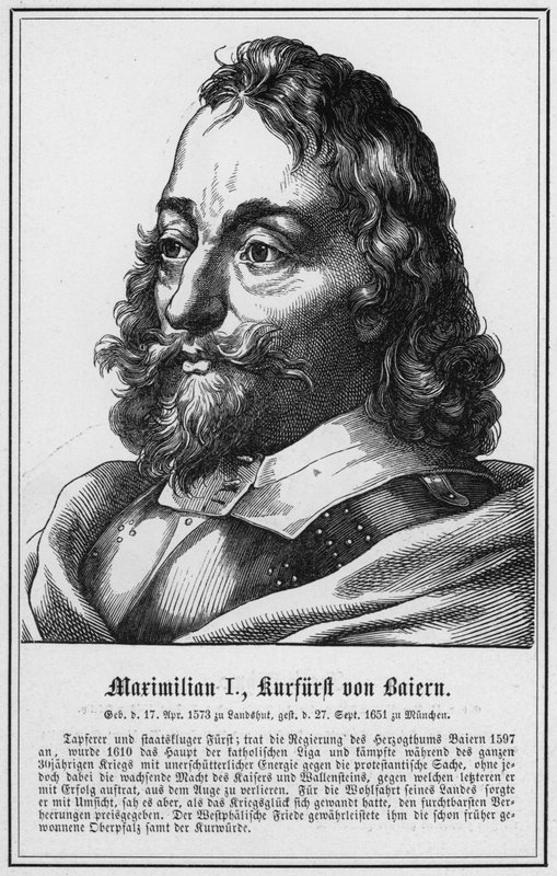 Maksymilian I, Elektor Bawarii (grafika) autorstwa German School