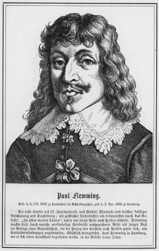 Paul Flemming (Grawerowanie) autorstwa German School