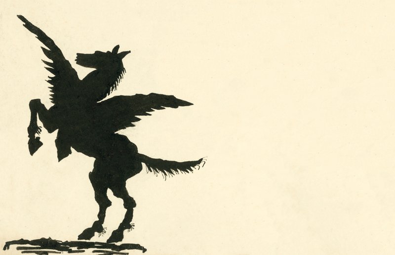 Pegasus (litografia) autorstwa German School