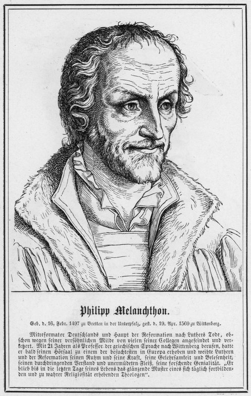 Philipp Melanchthon (grafika) autorstwa German School