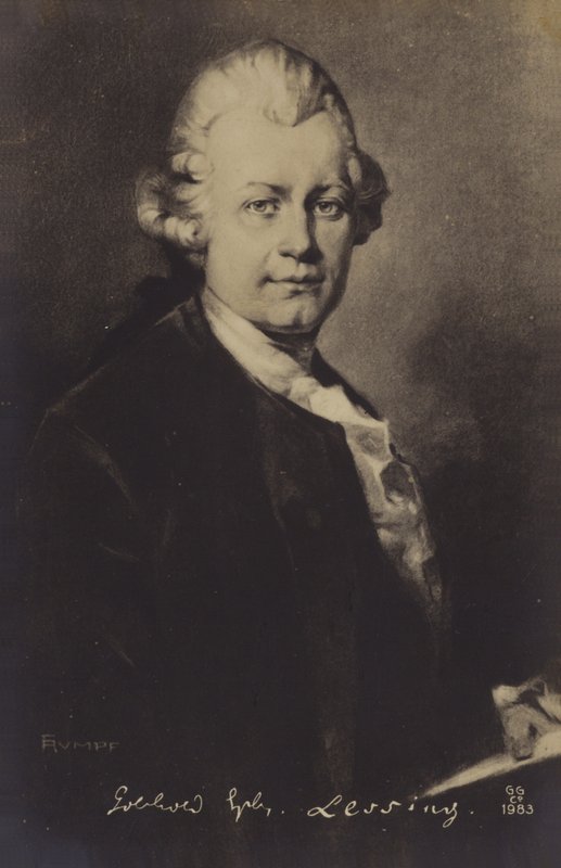 Portret Gottholda Ephraima Lessinga autorstwa German School