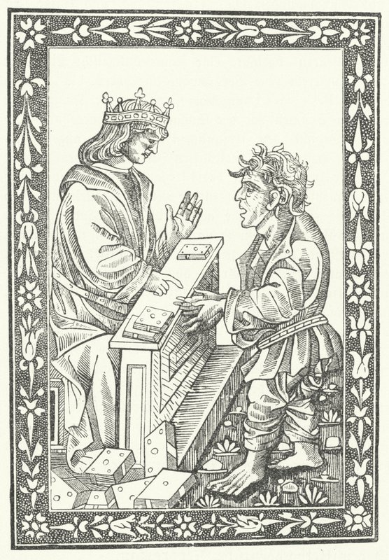 Salomon i Marcolf (grafika) autorstwa German School