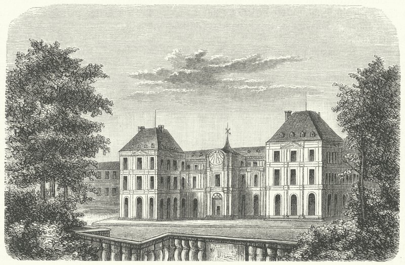 Pałac Tuileries, Paryż, 1799 (rycina) autorstwa German School