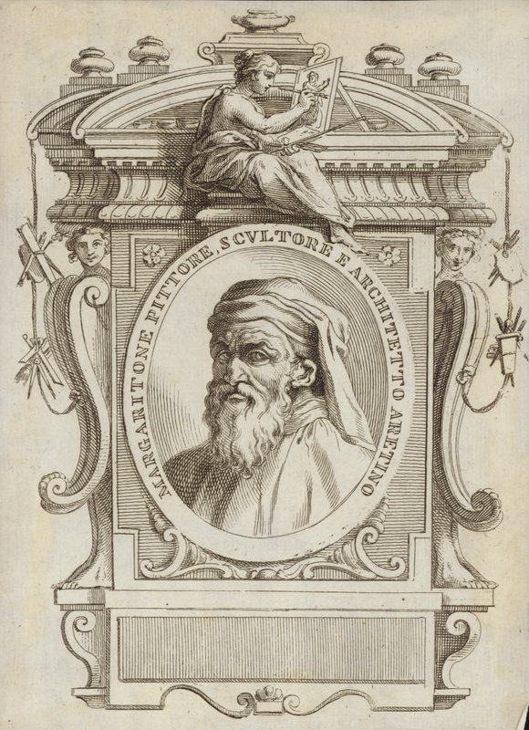 Margaryton z Arezzo autorstwa Giorgio Vasari