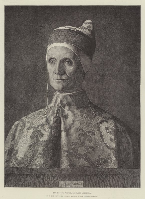 Doża Wenecji, Leonardo Loredano, w Galerii Narodowej autorstwa Giovanni Bellini