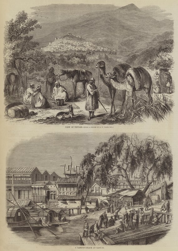 Chińskie szkice autorstwa Godfrey Thomas Vigne